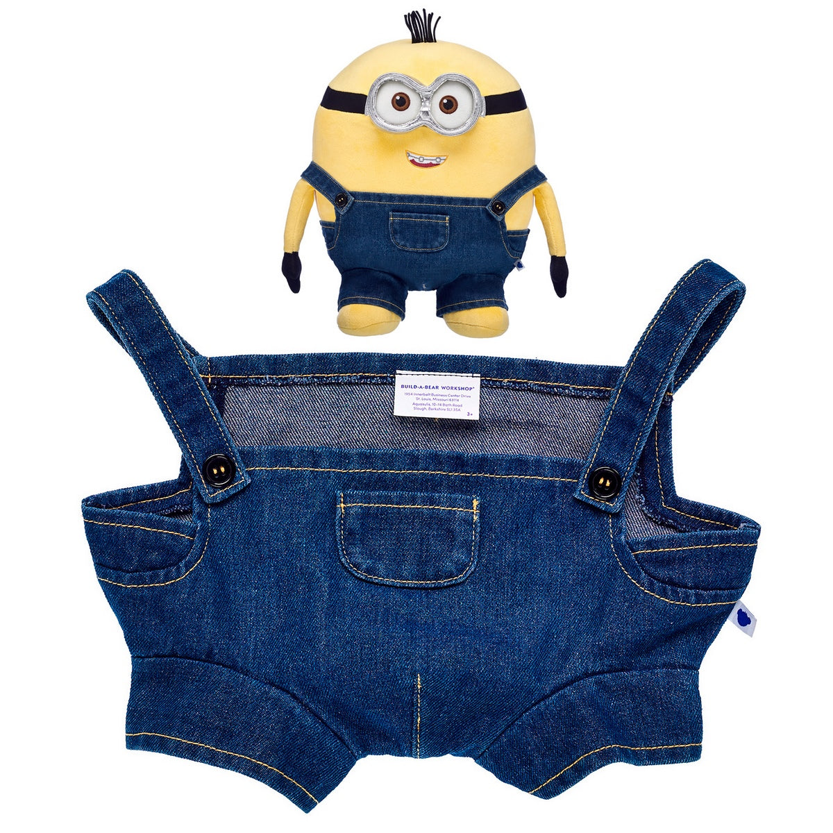 Overol Otto Minions Build-A-Bear Categoría: Overol Tipo producto: Doll Accessories